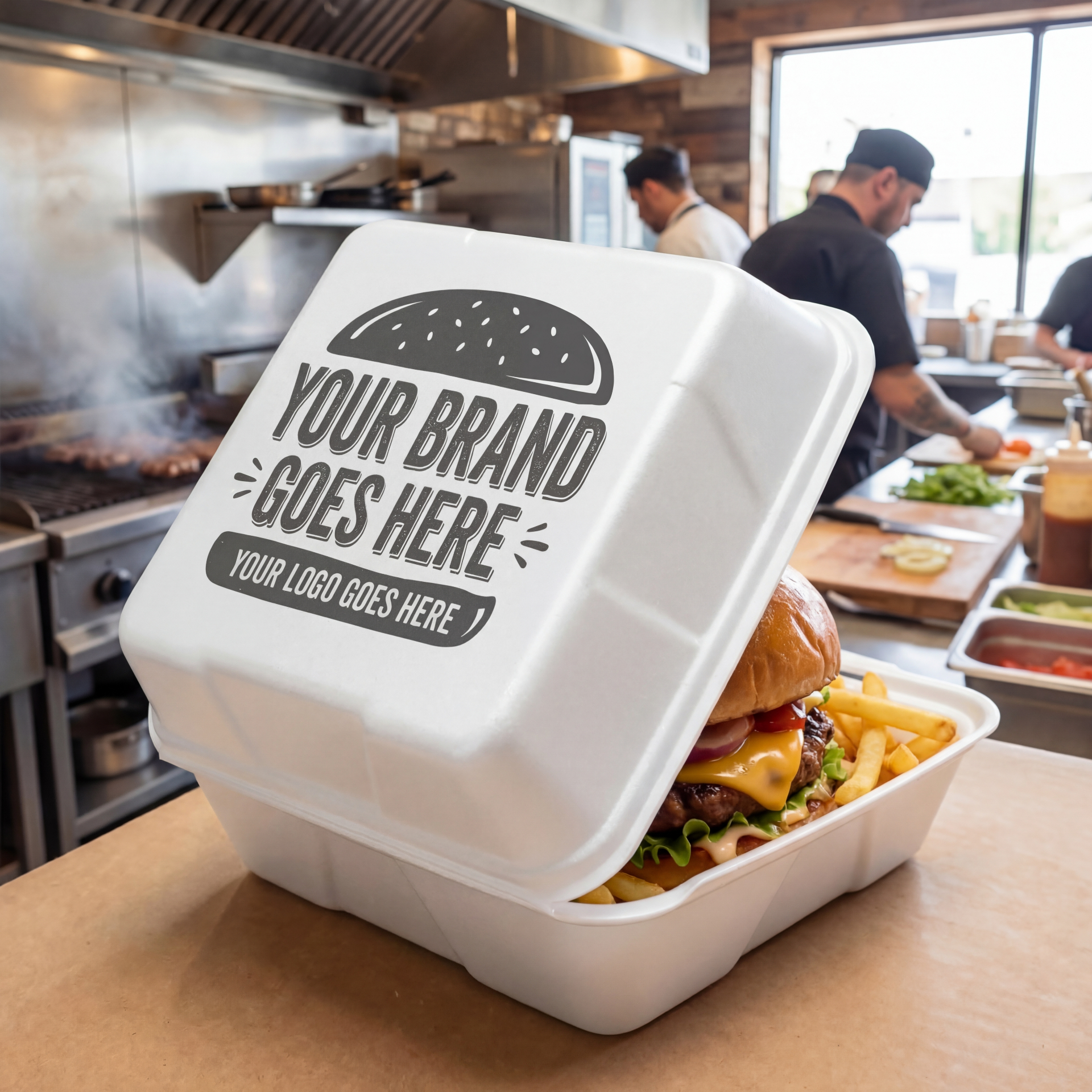 Small Hamburger Boxes — alternate view